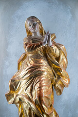 Statue (19th century) of Blessed Virgin Mary.