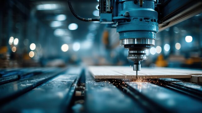 Precision wood cutting CNC router machine operations enhancing craftsmanship and efficiency