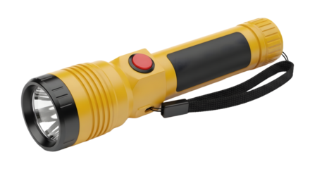 flashlight isolated on a transparent background