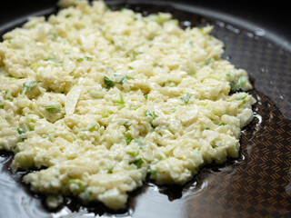 Mung Bean Pancake ,Korean food