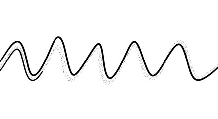 Abstract Sound Waveform Visualization.