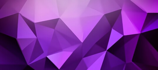 Fototapeta premium Stylish Purple Low-Poly Abstract Background with Geometric Triangle Elements for Unique Designs