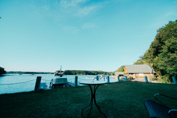 早朝に賢島から見た美しい海