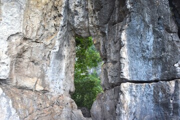 landscape Nang Phanthurat mountain forest park travel location in Thailand