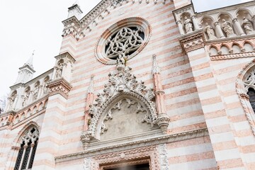 Dubi Dubí town, Czechia, Italian style church architecture © matousekfoto