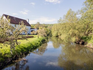 Bilina B&iacute;lina river, Czecha countryside natural river in mountains