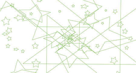 Line star shape background design