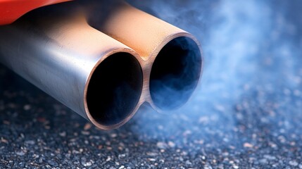 Fototapeta premium The Impact of Vehicle Emissions on Air Quality and Climate Health Understanding the Risks Involved