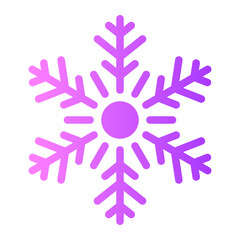 snowflake gradient icon