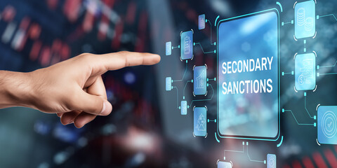 Secondary sanctions economic pressure to third-party entities bypassing primary restrictions
