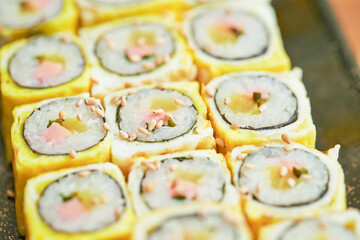 Little Gimbap,Gimbap, Korean rice roll dish