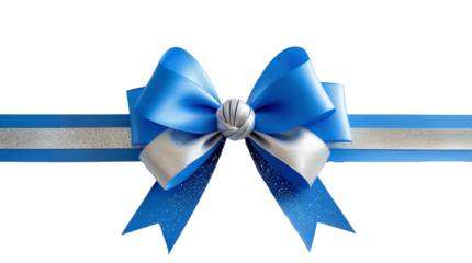 A perfect, luxurious gold satin ribbon bow, meticulously tied and highly realistic. Isolated on a transparent background