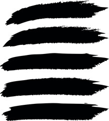 Green organic brush strokes with abstract tags and labels silhouette