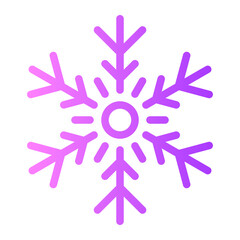 snowflake gradient icon