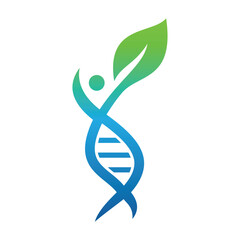 Dna Leaf Logo Design
