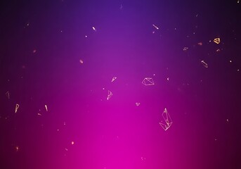 Geometric Abstraction on a Vibrant Gradient Background for Modern Design