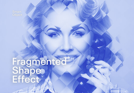 Fragmented Shape Photo Effect