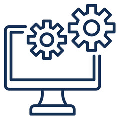 Operation System Line Icon