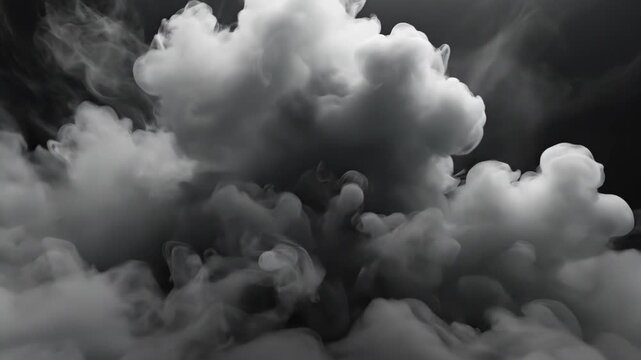 Dramatic cloudscape with swirling smoke evoking mystery and atmospheric depth ideal for artistic projects and visual effects in film or design