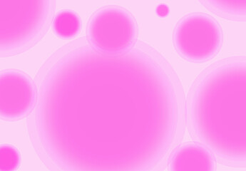 pink glowing bubble background soft neon circles abstract dreamy backdrop graphic