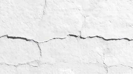 Cracked Cement Wall with Grunge Texture, Aged Plaster Surface for Architectural Backgrounds