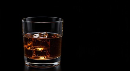 Amber alcoholic beverage poured into a heavy tumbler glass, suggesting a moment of sophisticated relaxation or celebration ,serving ,brown ,maturity