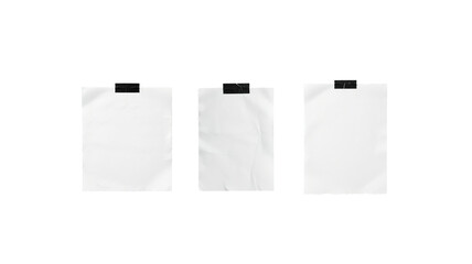 White Memo Paper png