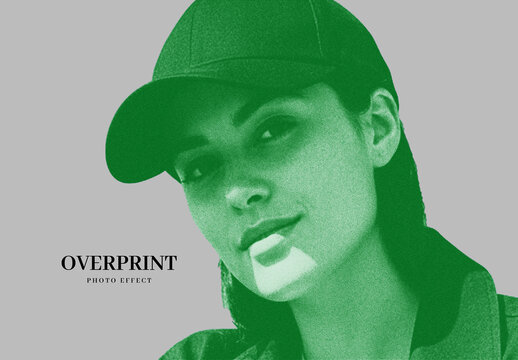 Overprint Photo Effect