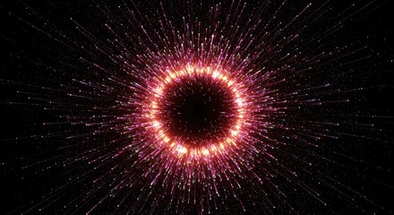 Dynamic stream of light particles forming an intense abstract vortex, representing power, technology, and spiritual energy flow ,innovation ,energy ,wave