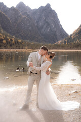 Hochzeitspaar bei den Drei Zinnen