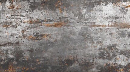 Fototapeta premium Textured gray surface with rust and scratches, ideal for backgrounds, digital designs, industrial themes, and artistic projects in a modern context