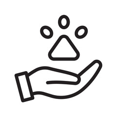 Compassionate Animal Care icon collection for pet services, veterinary support, wildlife protection, and animal welfare programs