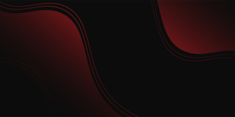 red black geometric on dark background. abstract elegant background vector illustration, banner business product presentations