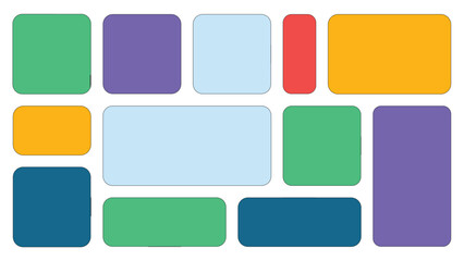 Abstract geometric grid pattern with vibrant color accents and clean typography for modern design projects