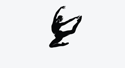 Fototapeta premium Dancer in dynamic pose