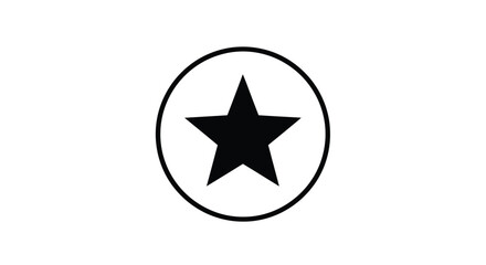 Star icon in circle
