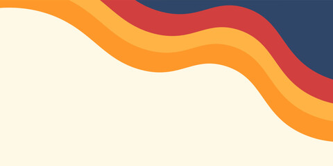 abstract colorful wave shapes banner background panoramic, purple, sparse, bent, modern art good illustrations simple nice vintage old