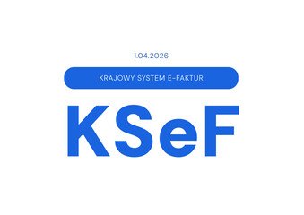 KSeF czyli Krajowy System e-Faktur w Polsce z datą wprowadzenia 01.04.2026, KSeF (grafika artystyczna)