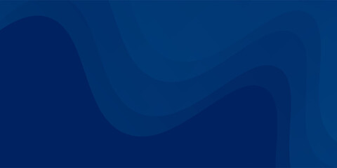 Dark blue paper waves abstract banner design. Elegant wavy vector background illustrations texture drak neutral good nice