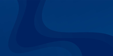 Dark blue paper waves abstract banner design. Elegant wavy vector background illustrations texture drak neutral