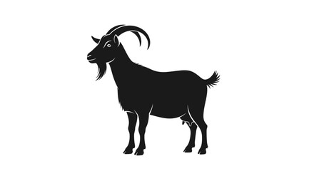 Goat silhouette icon