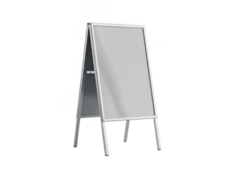 A frame sign isolated on transparent background for advertising and promotion use cases