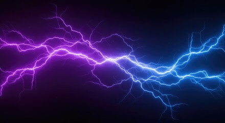 Dynamic electric discharge abstract background featuring swirling violet and blue plasma streams, symbolizing high energy and futuristic power ,swirl ,concept ,purple