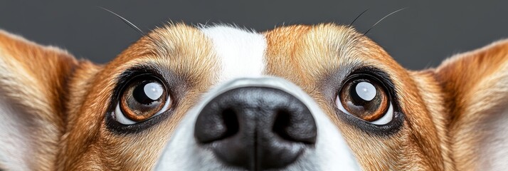 Charming Pembroke Welsh Corgi Portrait with Expressive Eyes and Playful Personality, Facing Forward