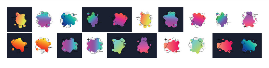 fluid graphic shape element design vector background