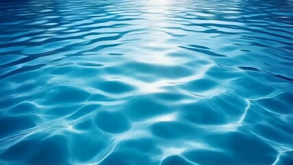 Gentle waves of turquoise water reflecting light create a calm and serene blue liquid background and surface texture. - Powered by Adobe