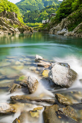 徳島県大歩危の風景