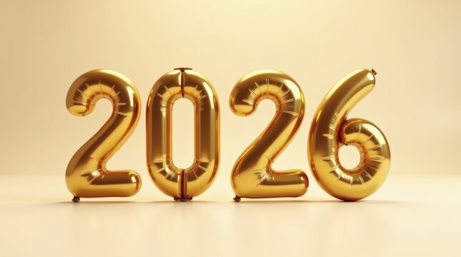 Celebrate 2026 with festive gold balloons perfect for New Year's, anniversaries, or milestone birthdays full of joy and excitement for what's to come