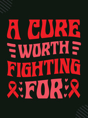World aids day t-shirt design