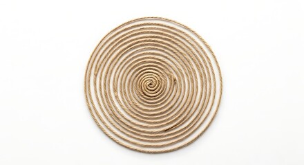 Fototapeta premium Jute rope spiral art